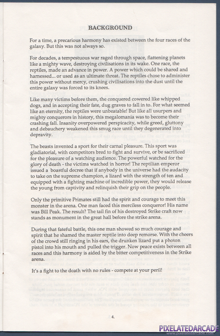 Strike II: Instruction Manual - Page 4