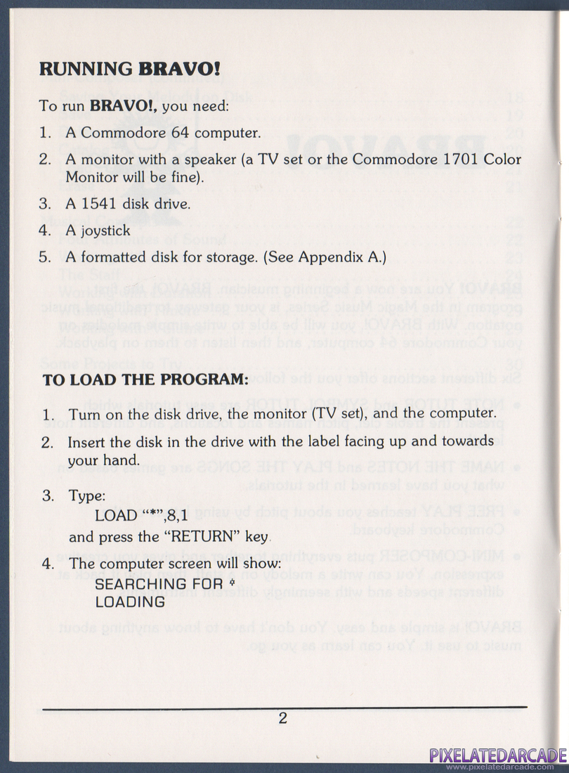 Bravo! Magic Music Series / Level 1: Instruction Manual - Page 2