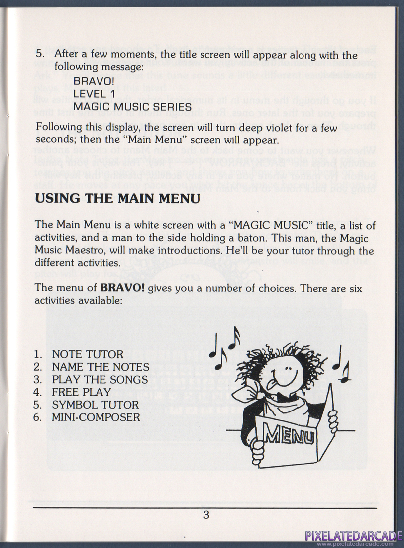 Bravo! Magic Music Series / Level 1: Instruction Manual - Page 3