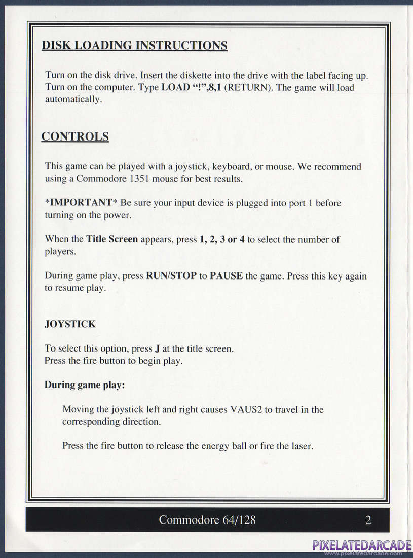 Arkanoid 2: Revenge of DOH: Gameplay Instructions - Page 2
