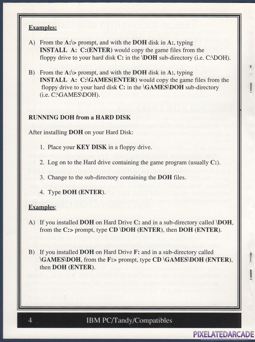 Arkanoid 2: Revenge of DOH: Loading Instructions - Page 4