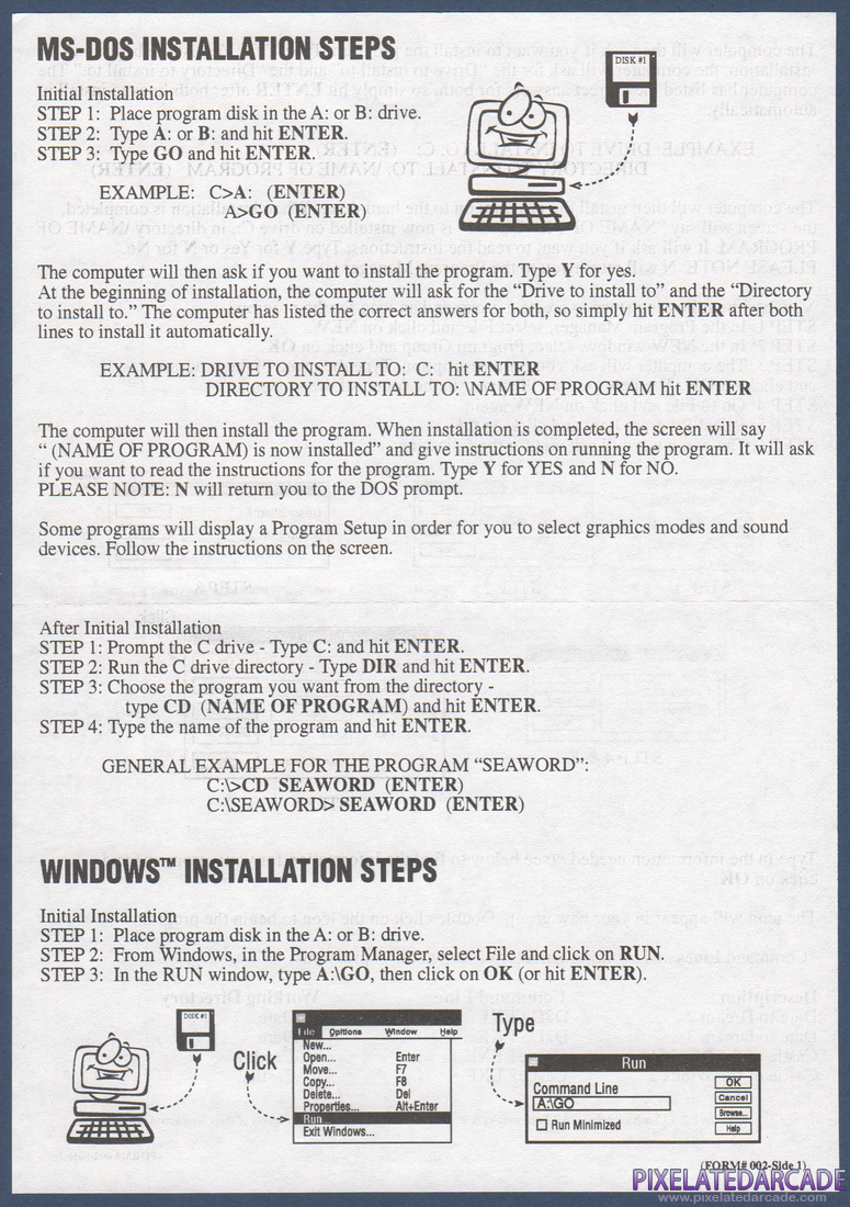 Highway Hunter: Installation Instructions - Front