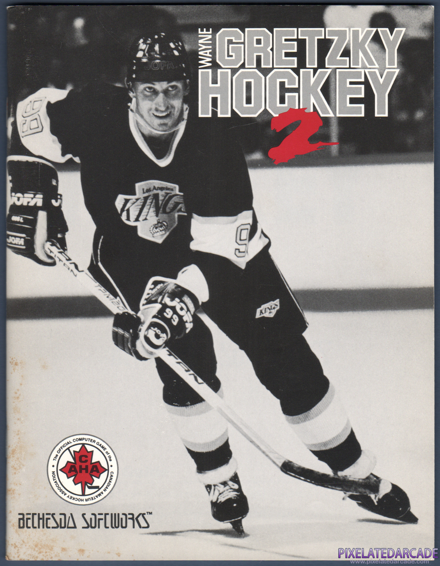 Wayne Gretzky Hockey 2: Instruction Manual - Front Cover