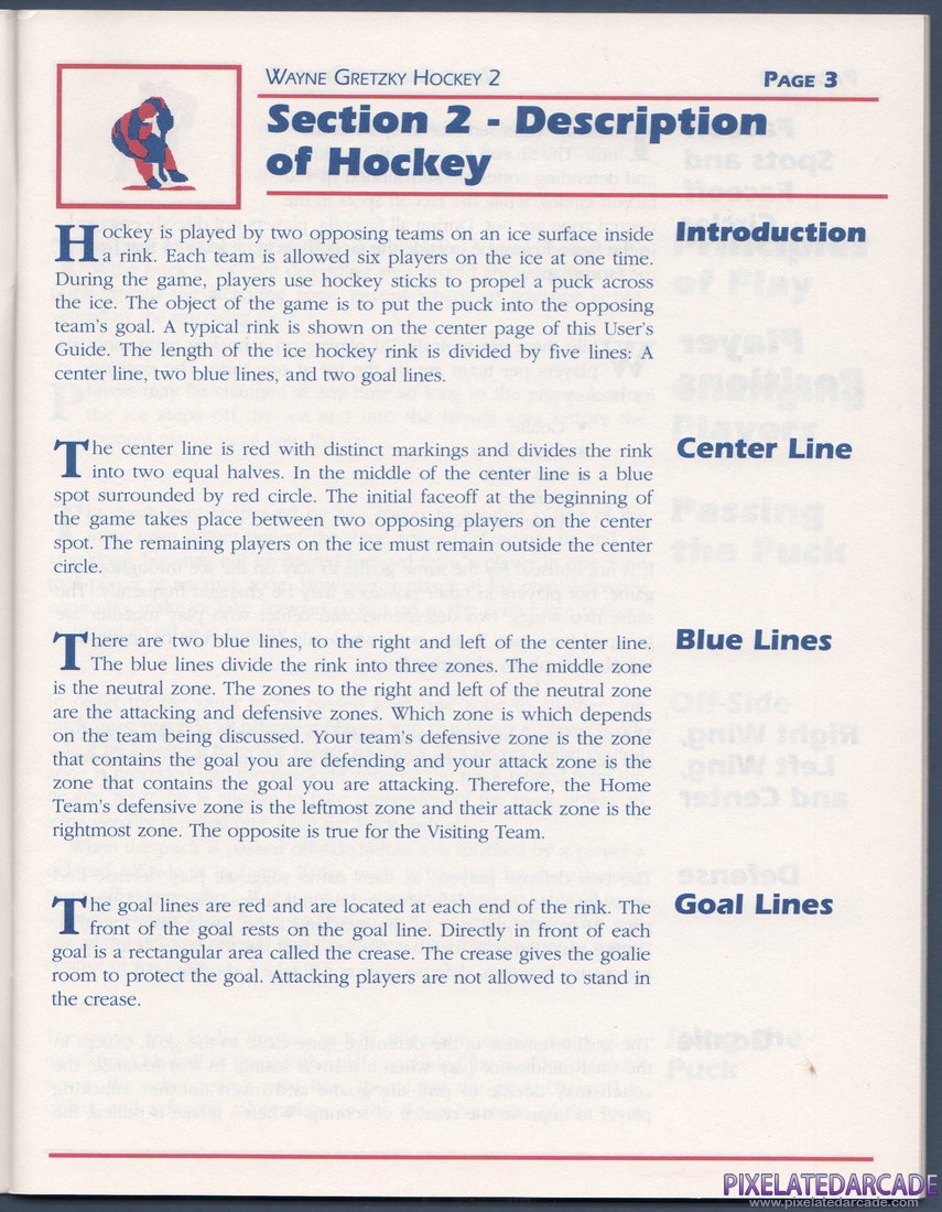Wayne Gretzky Hockey 2: Instruction Manual - Page 3