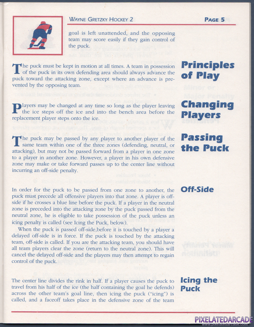 Wayne Gretzky Hockey 2: Instruction Manual - Page 5