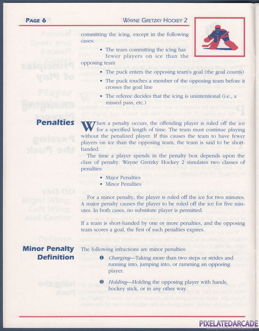 Wayne Gretzky Hockey 2: Instruction Manual - Page 6