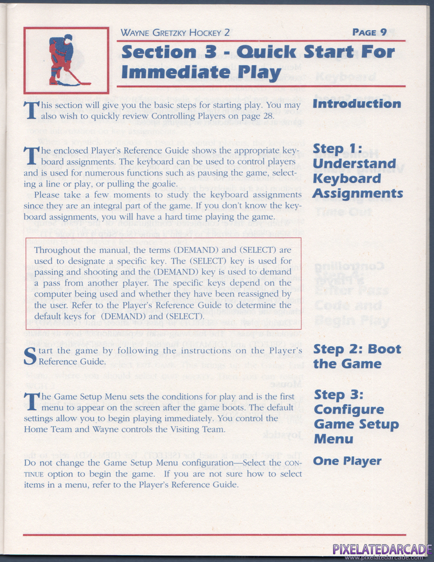 Wayne Gretzky Hockey 2: Instruction Manual - Page 9