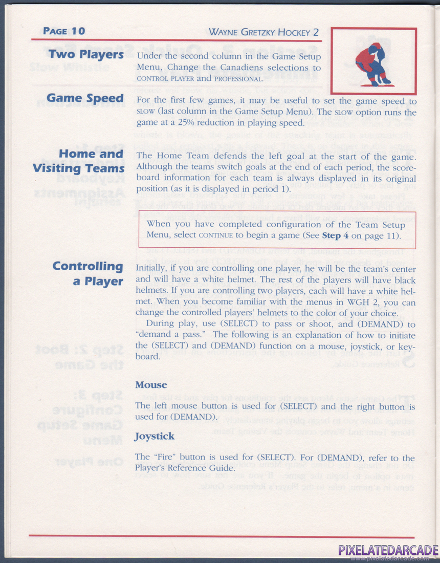 Wayne Gretzky Hockey 2: Instruction Manual - Page 10