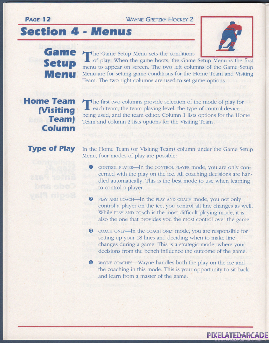 Wayne Gretzky Hockey 2: Instruction Manual - Page 12