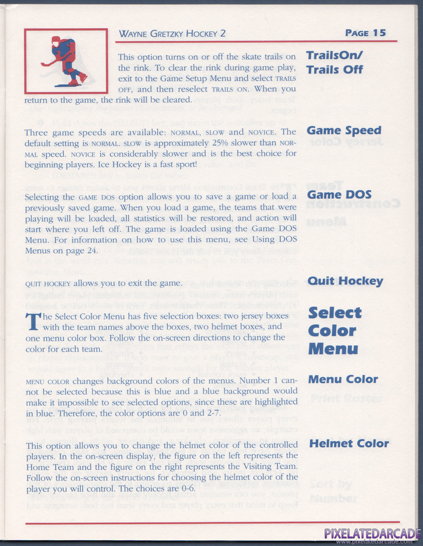 Wayne Gretzky Hockey 2: Instruction Manual - Page 15