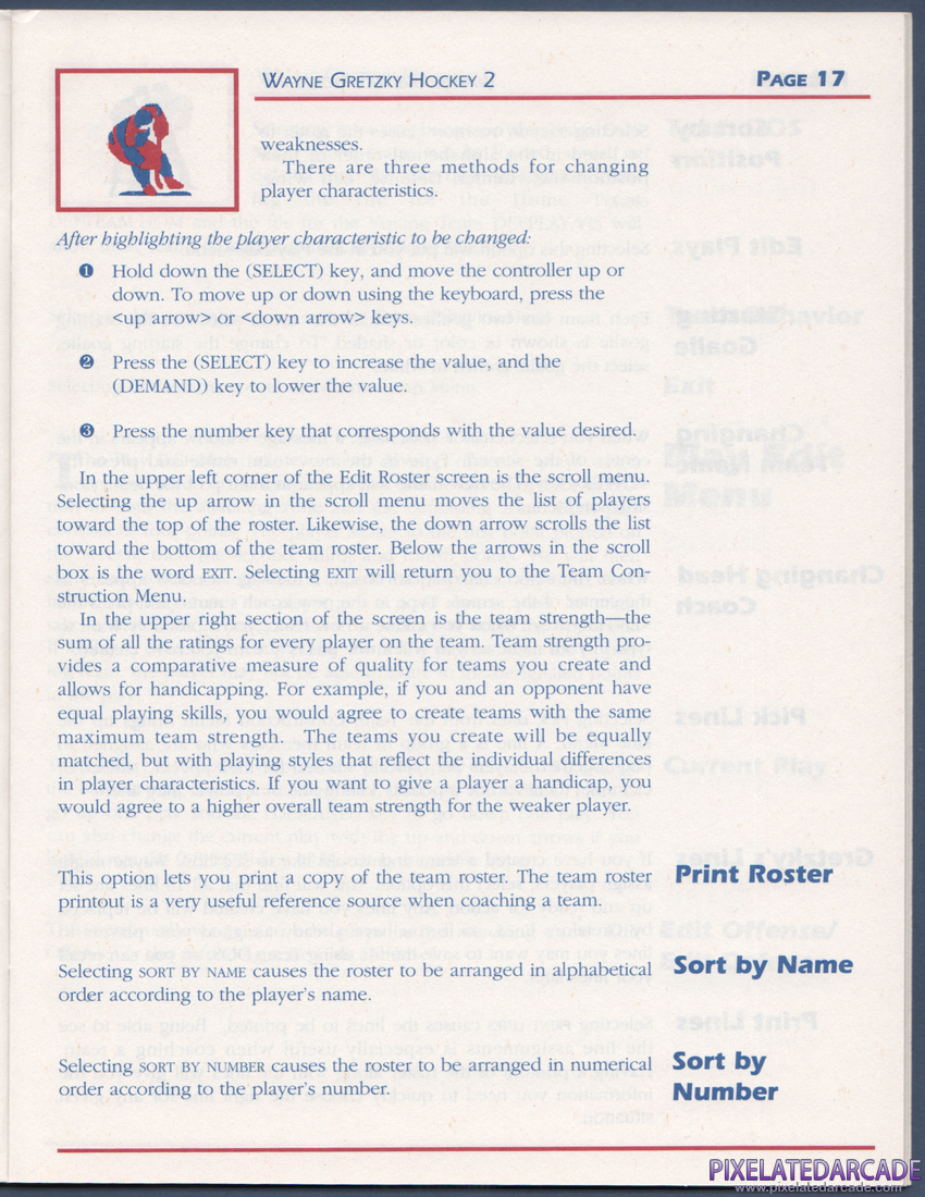 Wayne Gretzky Hockey 2: Instruction Manual - Page 17