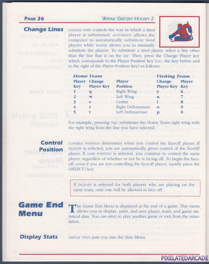 Wayne Gretzky Hockey 2: Instruction Manual - Page 26