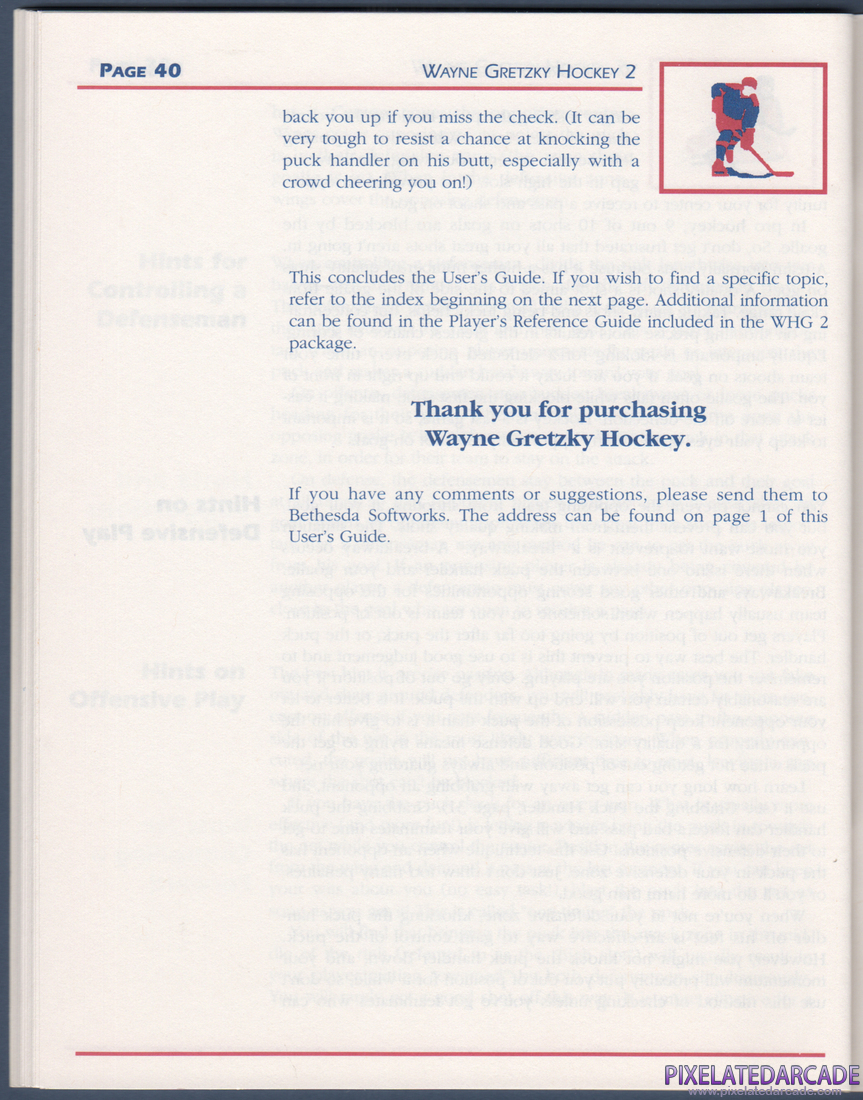 Wayne Gretzky Hockey 2: Instruction Manual - Page 40