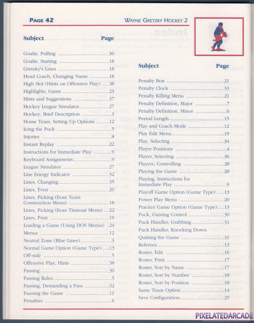 Wayne Gretzky Hockey 2: Instruction Manual - Page 42