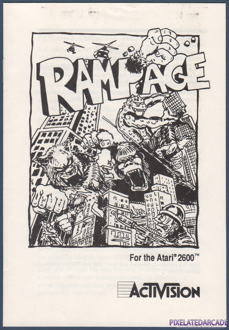 Rampage: Instruction Manual - Front Cover