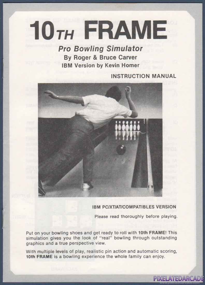 10th Frame: Instruction Manual - Page 1