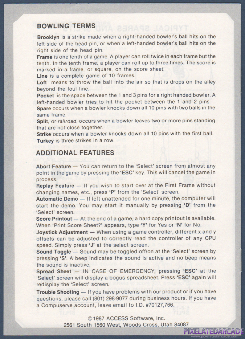 10th Frame: Instruction Manual - Page 8
