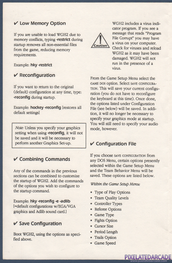 Wayne Gretzky Hockey 2: Player's Reference Guide - Page 2