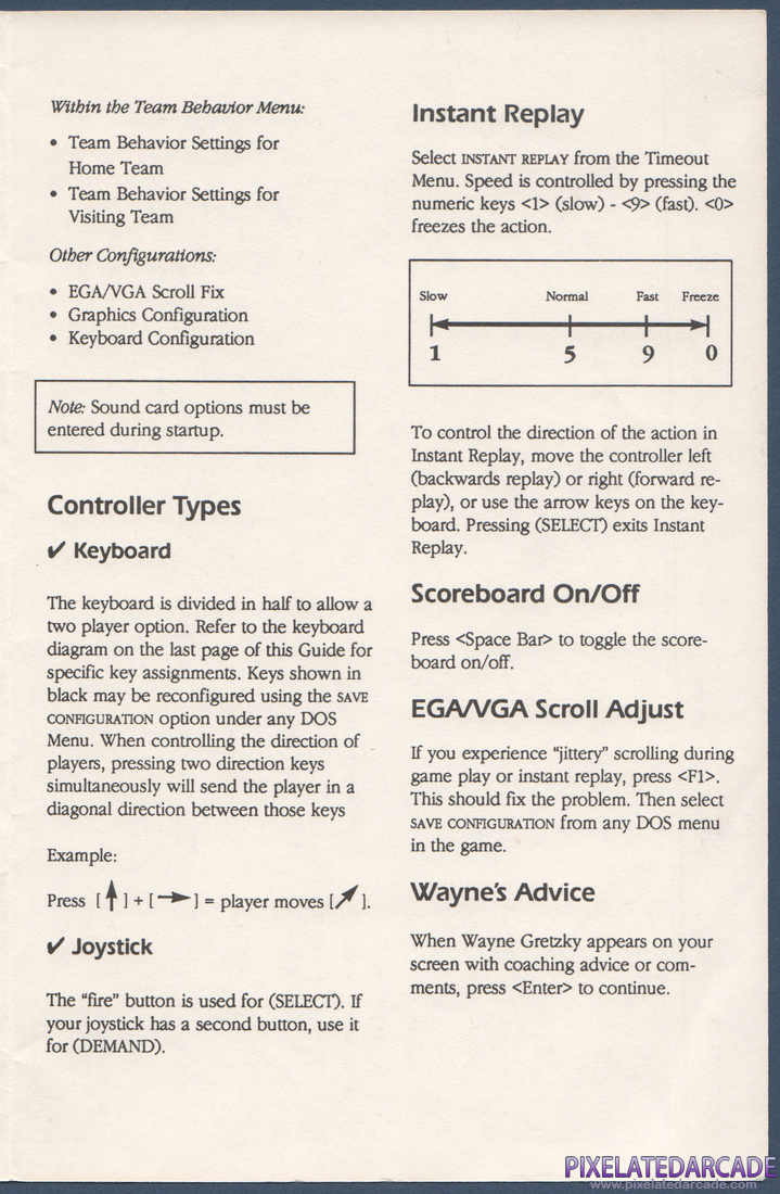 Wayne Gretzky Hockey 2: Player's Reference Guide - Page 3