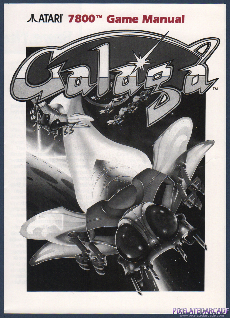 Galaga: Instruction Manual - Page 1