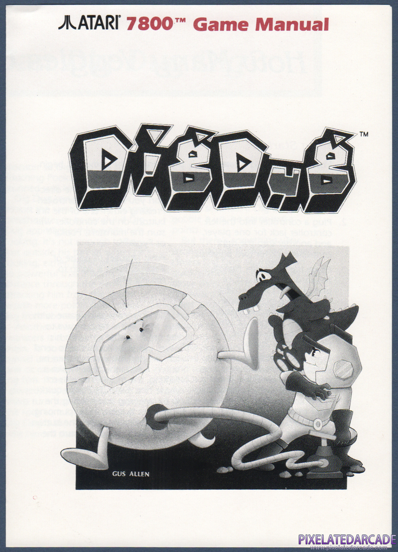 Dig Dug: Instruction Manual - Page 1