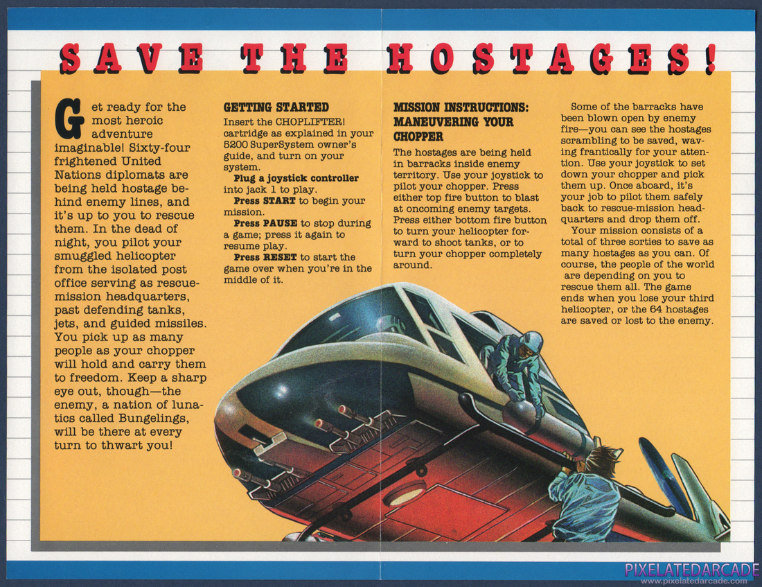 Choplifter!: Instruction Manual - Page 2