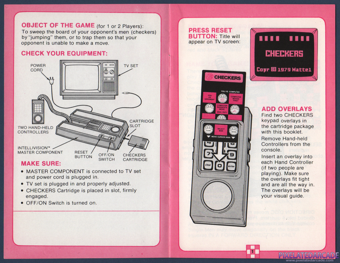 Checkers: Instruction Manual - Page 2