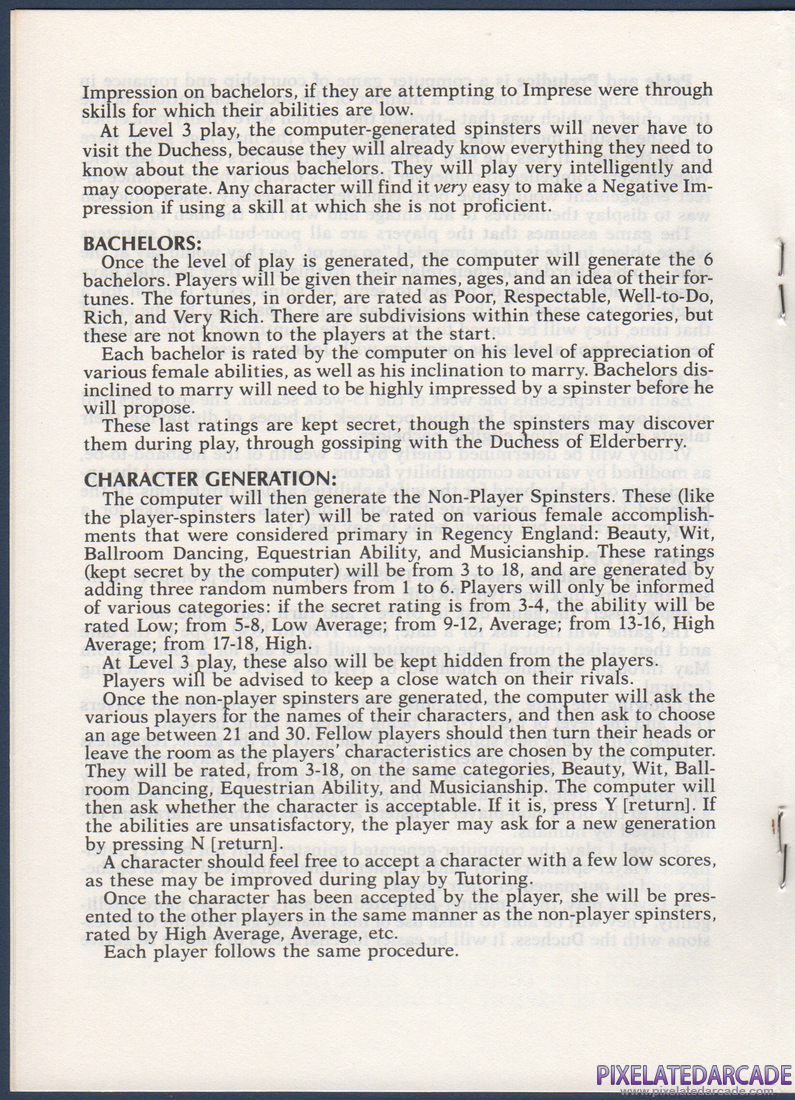 Pride and Prejudice: Instruction Manual - Page 4