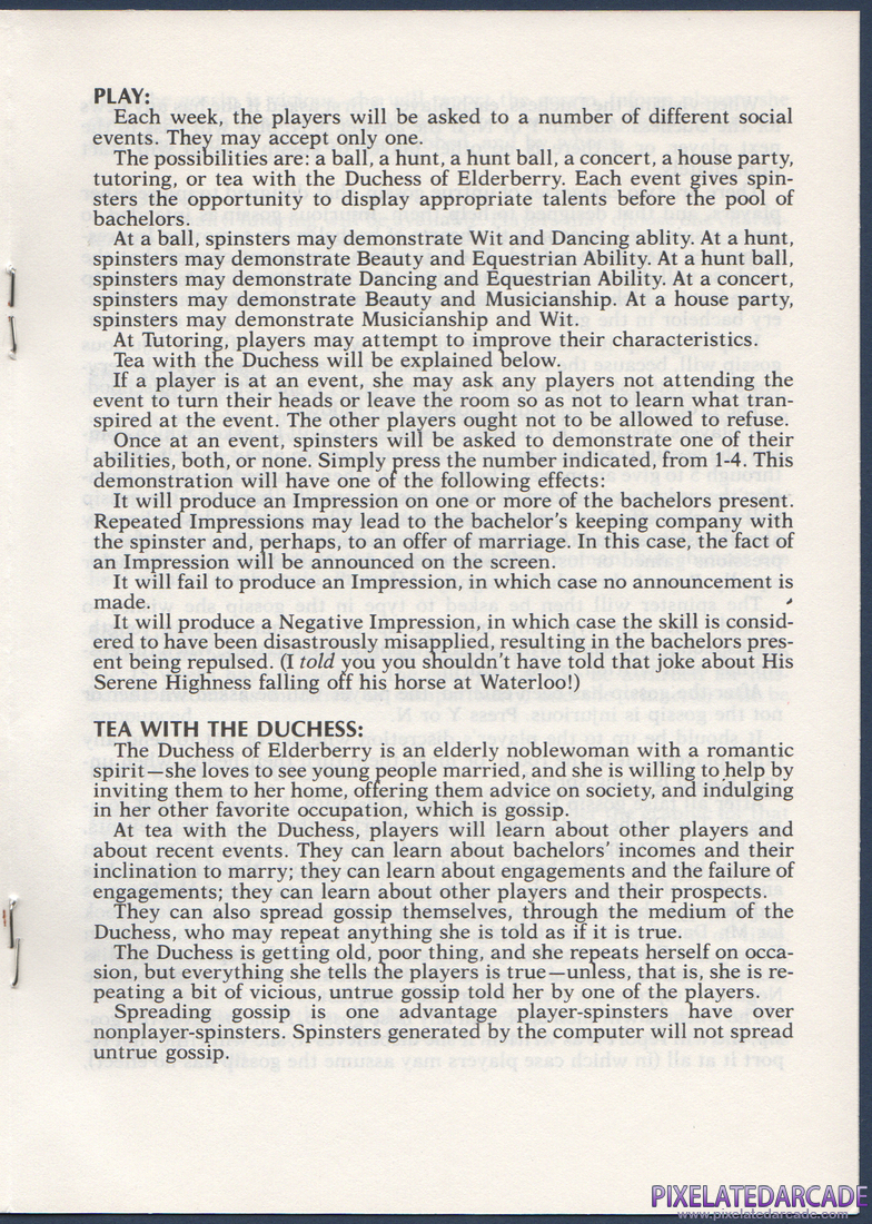 Pride and Prejudice: Instruction Manual - Page 5