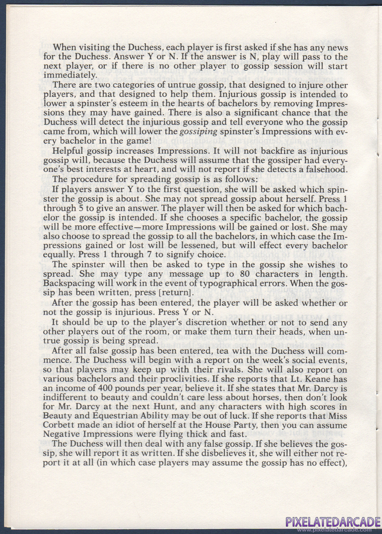 Pride and Prejudice: Instruction Manual - Page 6