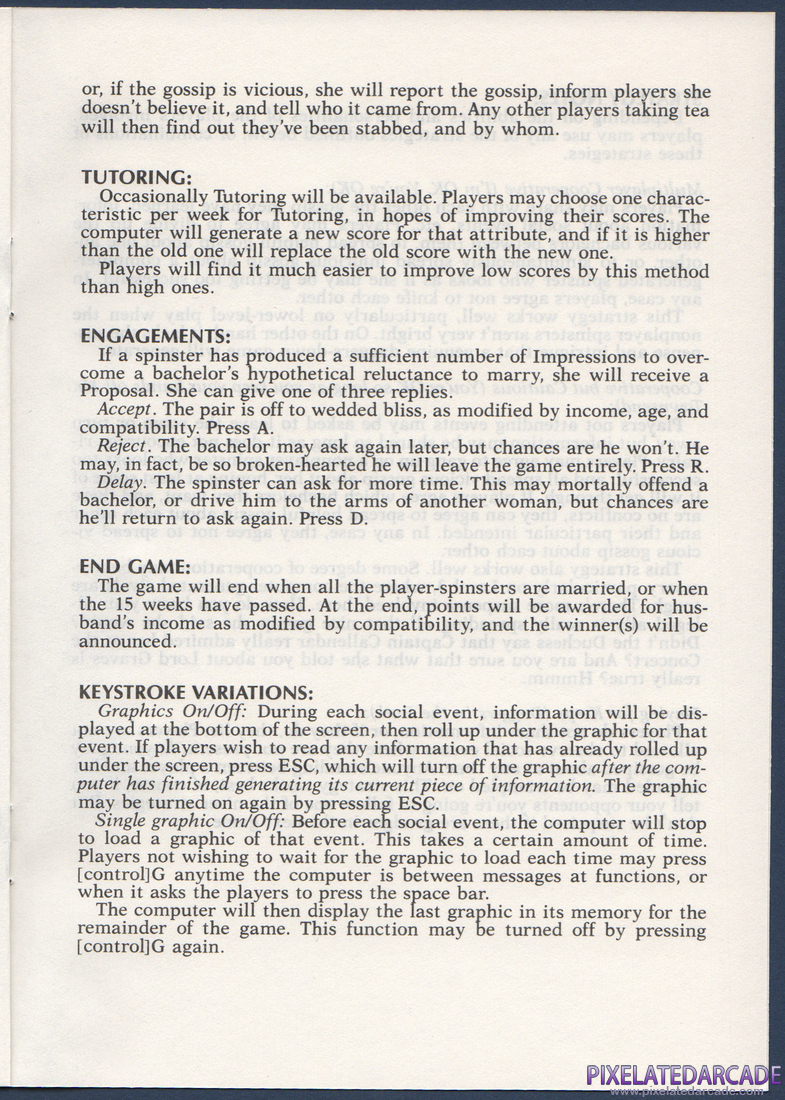 Pride and Prejudice: Instruction Manual - Page 7