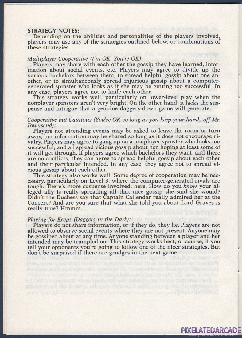 Pride and Prejudice: Instruction Manual - Page 8