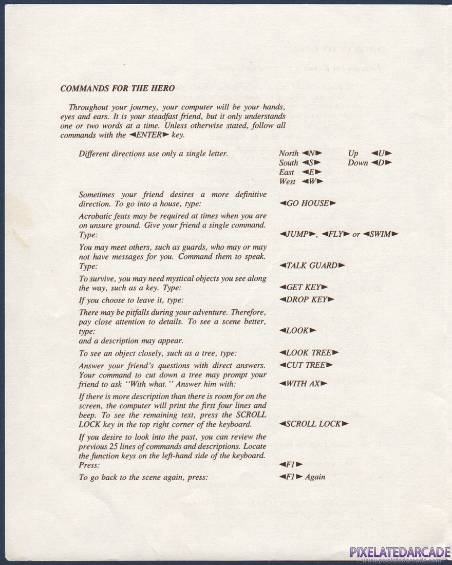 Hi-Res Adventure #4: Ulysses and the Golden Fleece: Instruction Manual - Page 2