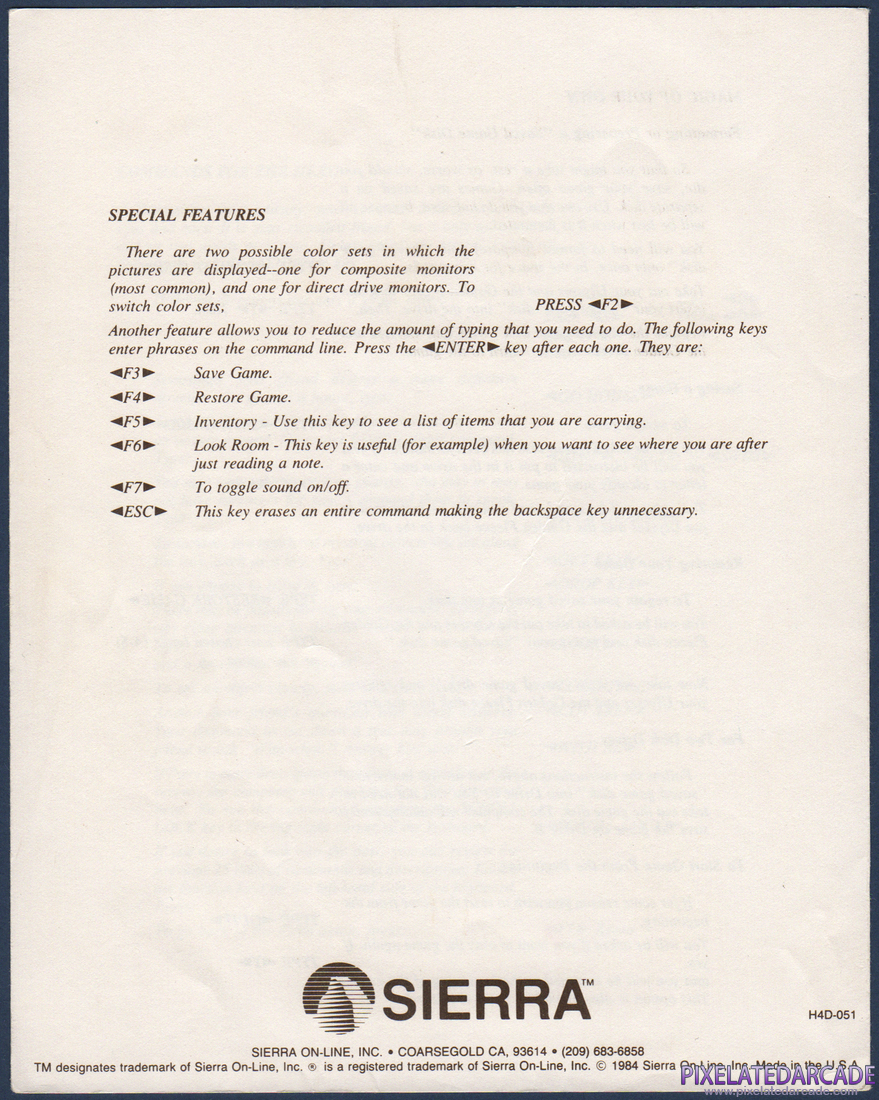 Hi-Res Adventure #4: Ulysses and the Golden Fleece: Instruction Manual - Page 4