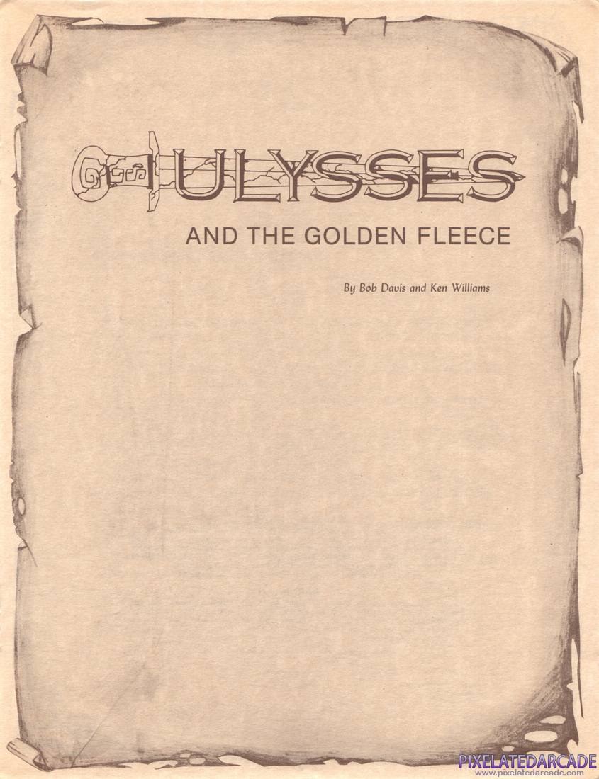 Hi-Res Adventure #4: Ulysses and the Golden Fleece: Instruction Manual - Page 1