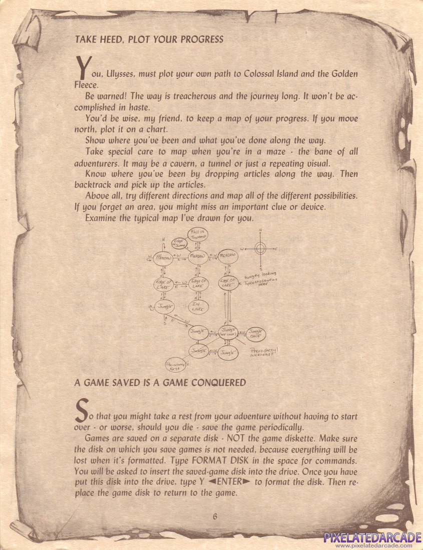 Hi-Res Adventure #4: Ulysses and the Golden Fleece: Instruction Manual - Page 6