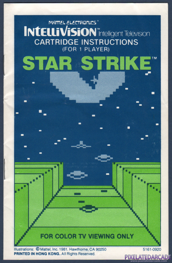 Star Strike: Instruction Manual - Page 1