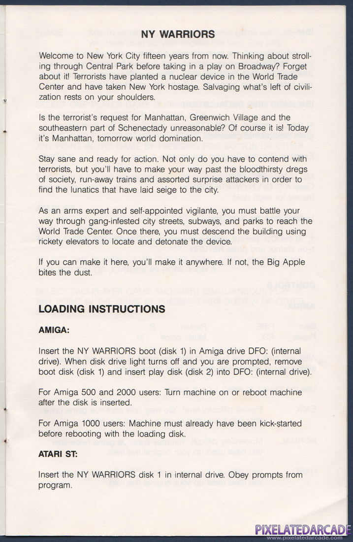 NY Warriors: NY Warriors Instruction Manual - Page 3