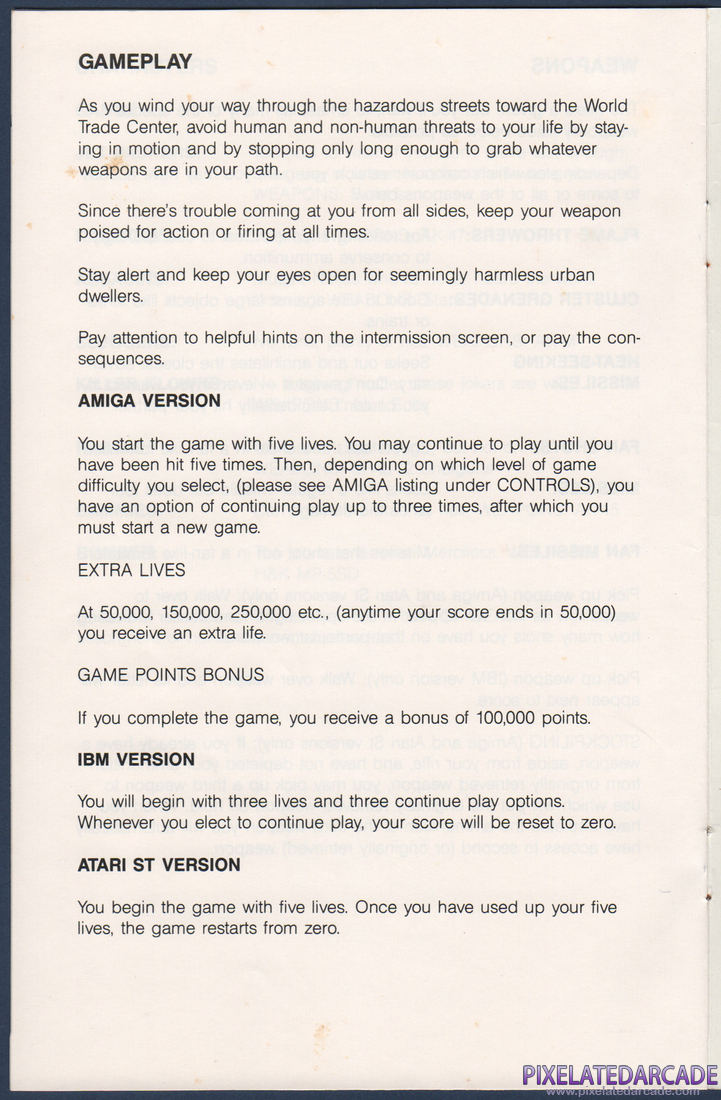 NY Warriors: NY Warriors Instruction Manual - Page 10