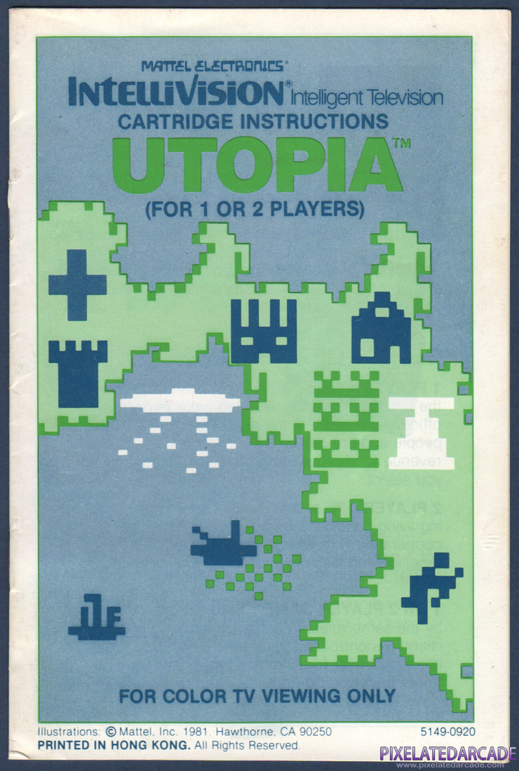 Utopia: Instruction Manual - Page 1