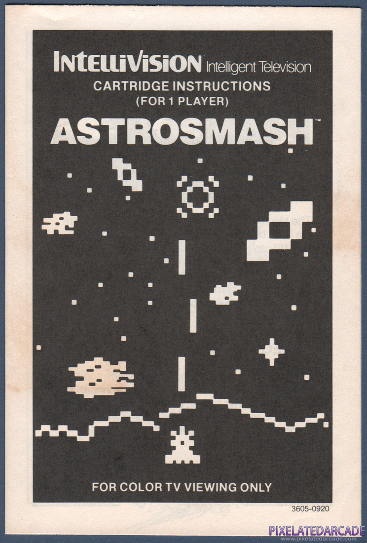 Astrosmash: Instruction Manual - Front Cover
