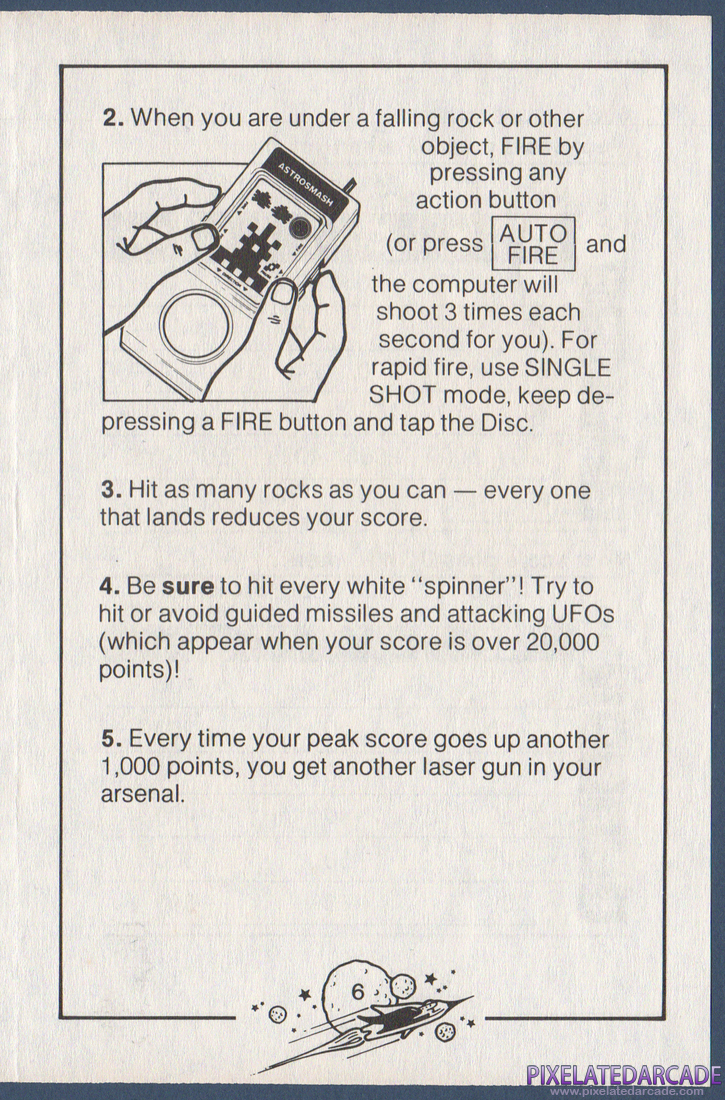 Astrosmash: Instruction Manual - Page 6