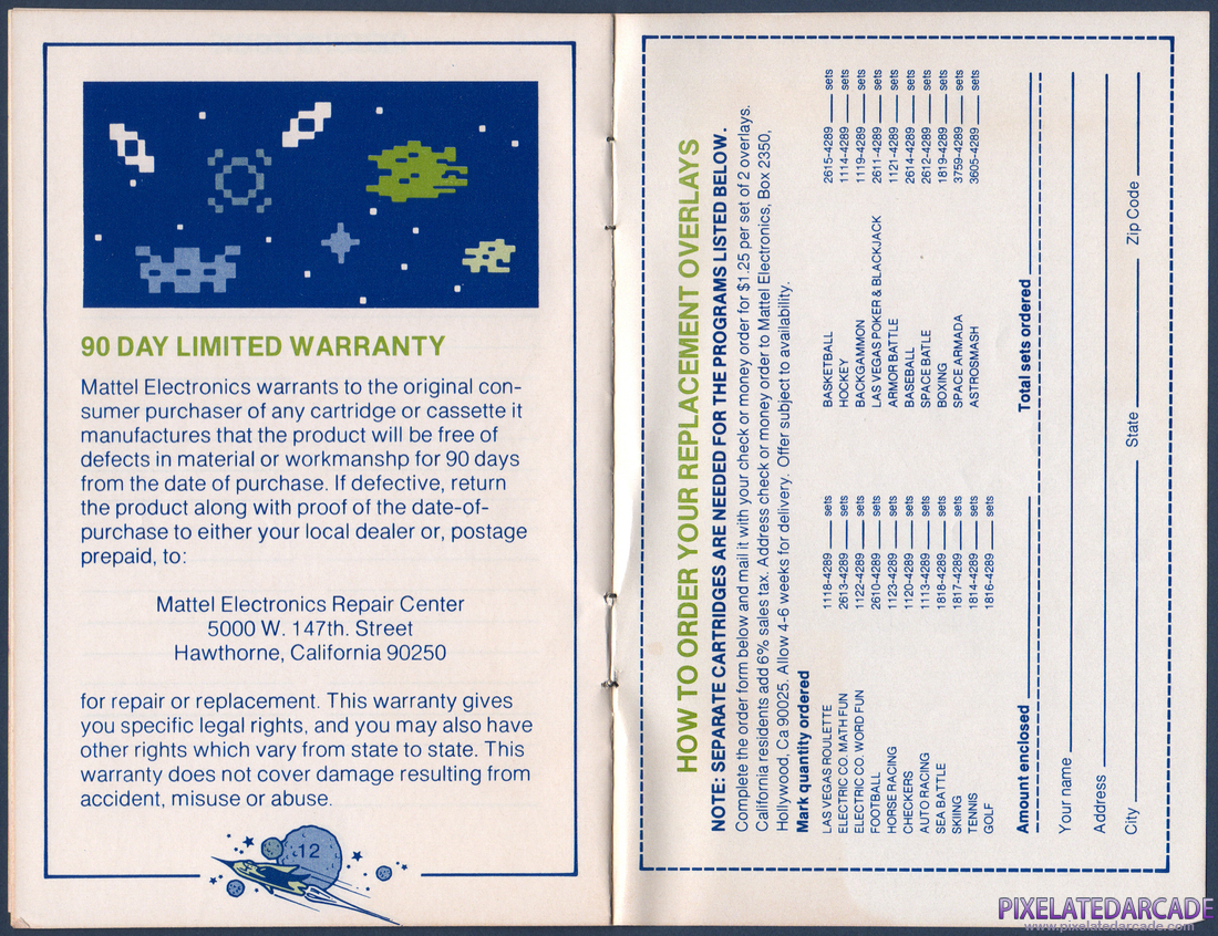 Astrosmash: Instruction Manual - Page 8