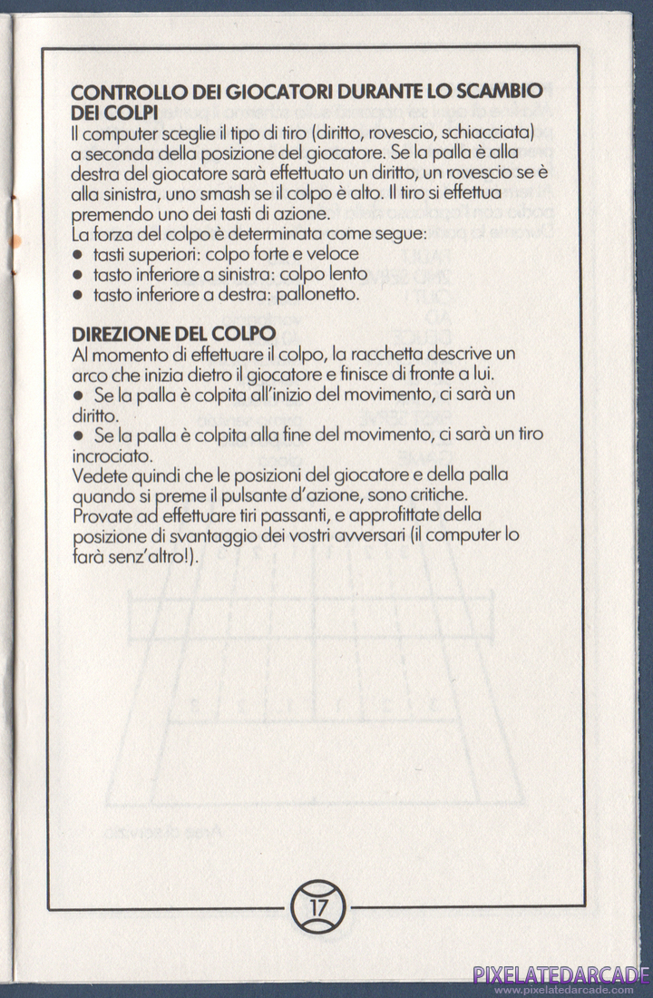 Championship Tennis: Instruction Manual - Page 17