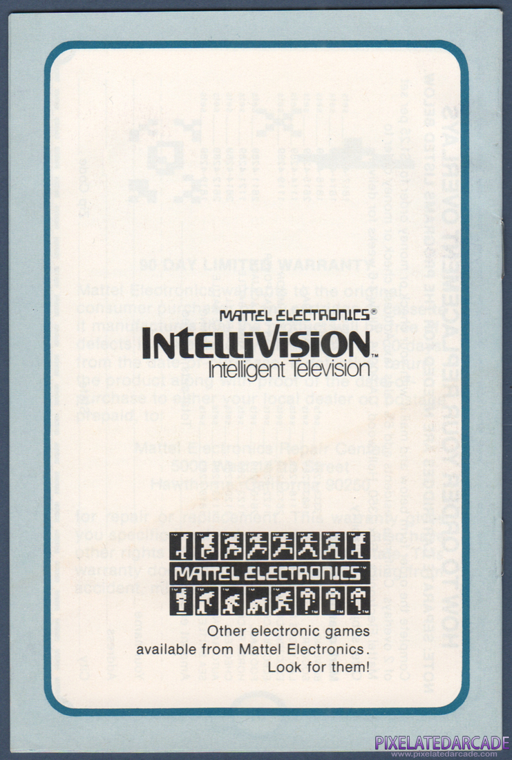 Sea Battle: Instruction Manual - Back Cover