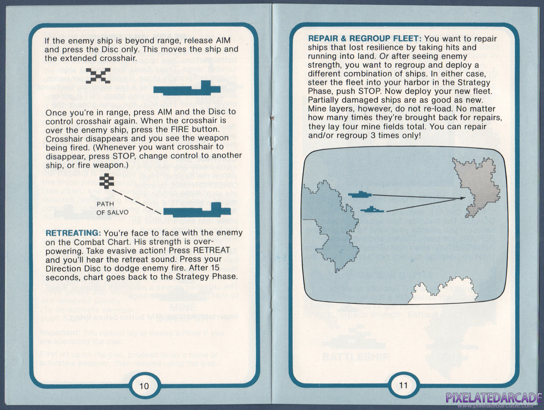 Sea Battle: Instruction Manual - Pages 10 - 11