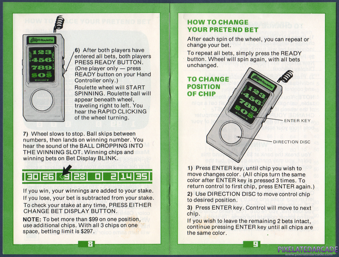 Las Vegas Roulette: Instruction Manual - Page 6