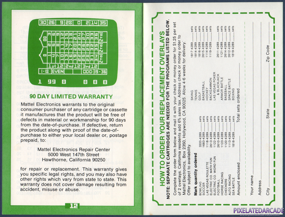 Las Vegas Roulette: Instruction Manual - Page 8