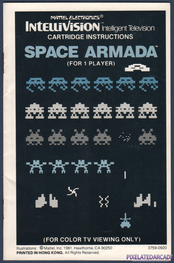 Space Armada: Instruction Manual - Page 1