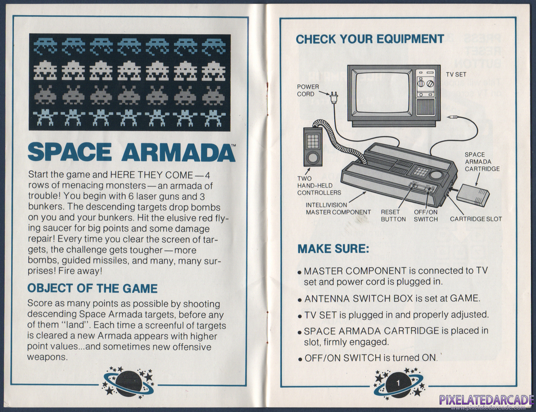 Space Armada: Instruction Manual - Page 2